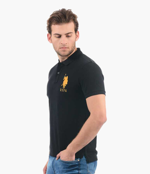 02 Solid Men Polo Neck T-Shirt